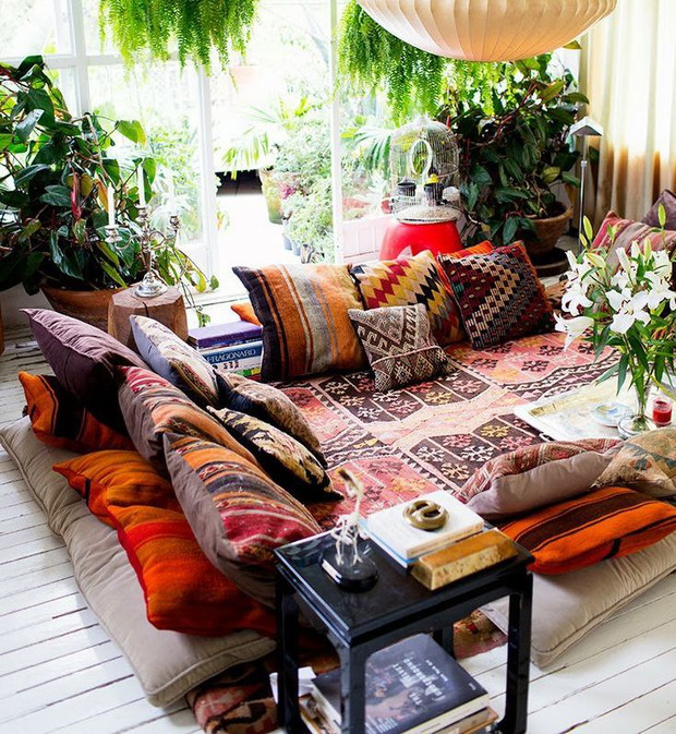 Boho we wnętrzu