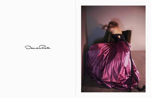 Caroline Murphy w kampanii domu mody Oscar de la Renta
