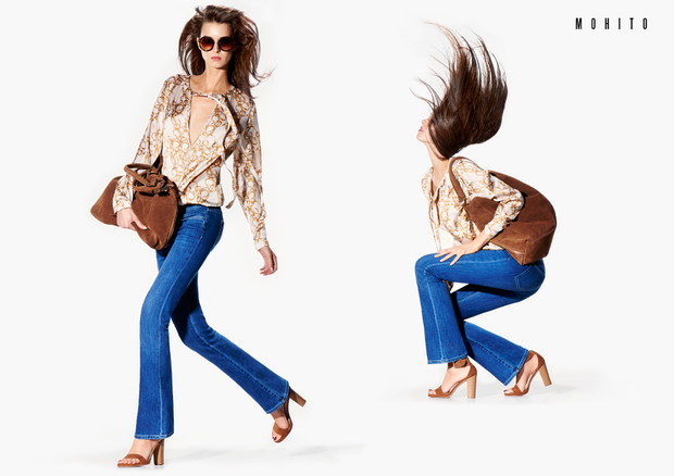 Lookbook Mohito w stylu lat 70.