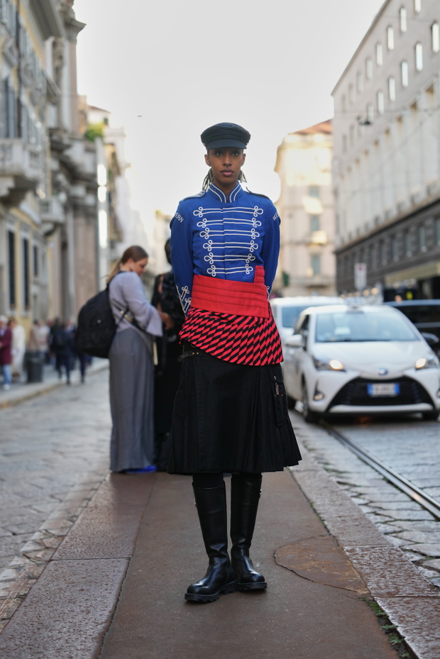 Street Style - Day 3 - Milan Fashion Week - Womenswear Spring/Summer 2026