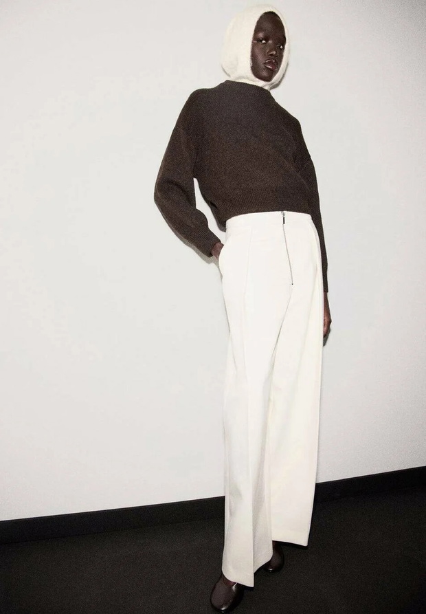 Sweter z moherem Reserved „olive green” – elegancja w stylu Celine