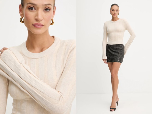 Sweter z domieszką wełny Guess/Answer