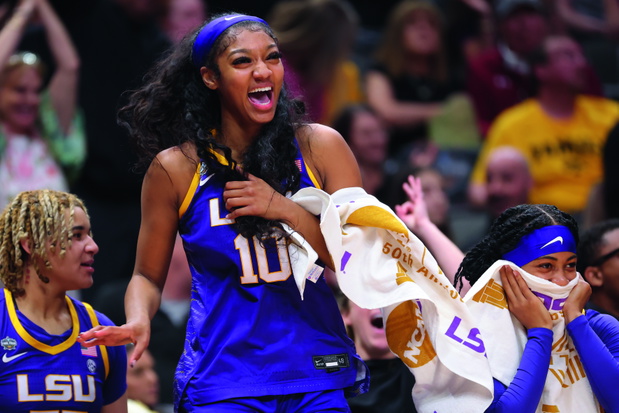 Angel Reese podczas turnieju NCAA