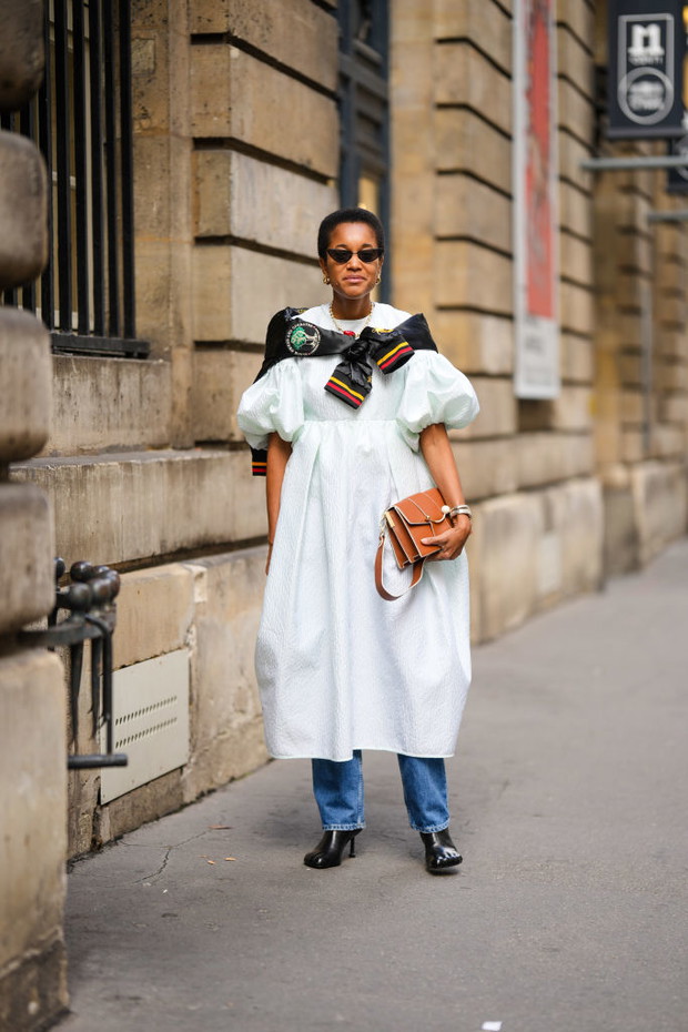 sukienka na jeansy wide leg