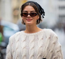 sweter cable knit