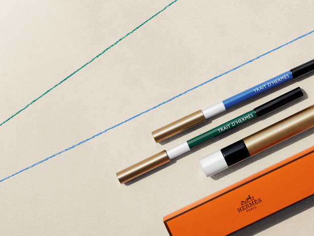 Le Trait Hermès - Mascara &amp; crayons - 1920 x 1440 © Joaquin Laguinge