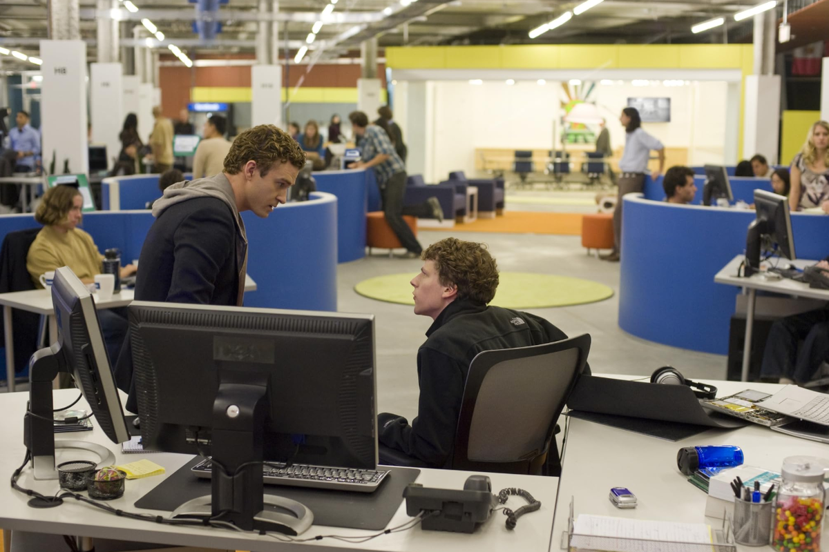 Kadr z filmy "The Social Network"