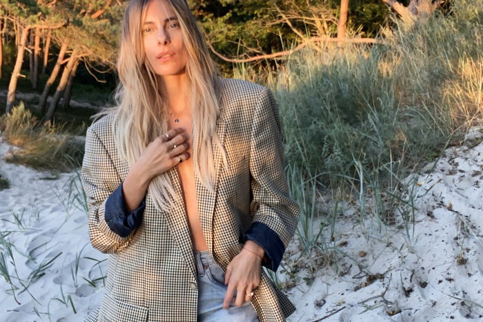 Kasia Zawadzka i jej marynarka vintage