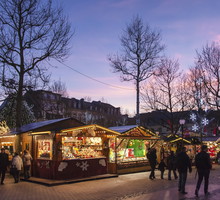 świąteczny market w Luksemburgu