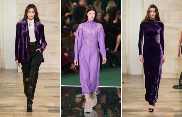 Modne kolory zima 2026 royal violet