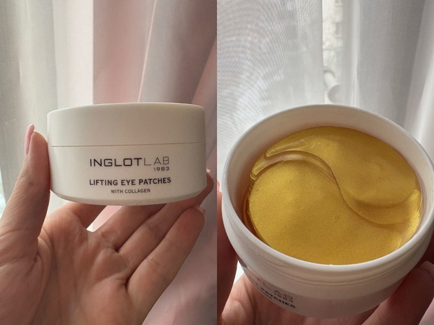 Liftingujące płatki pod oczy z kolagenem Inglot LAB