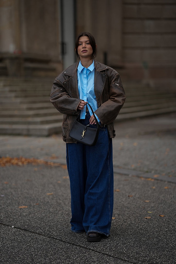 Jeansy wide leg stylizacje