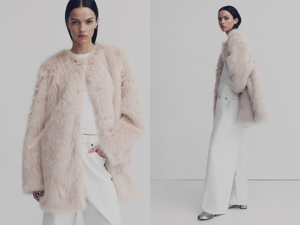 Puszysty płaszcz H&M