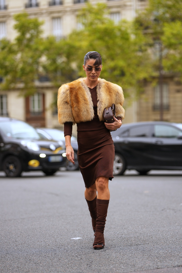 Street Style - Paris Fashion Week - Womenswear Spring Summer 2026 - Day Eight