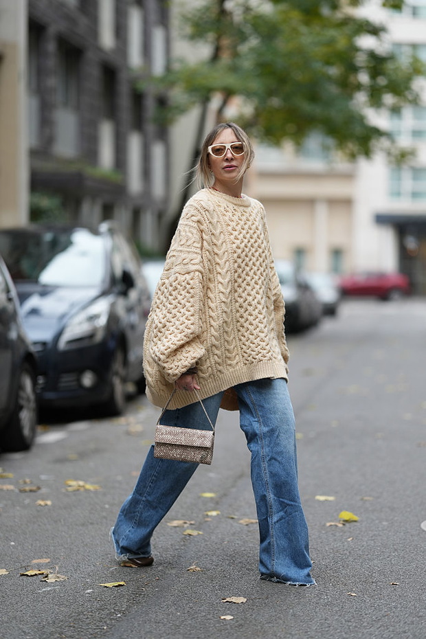 „Cocoon knit jumper” – ciepły, puszysty hit zimy 2025