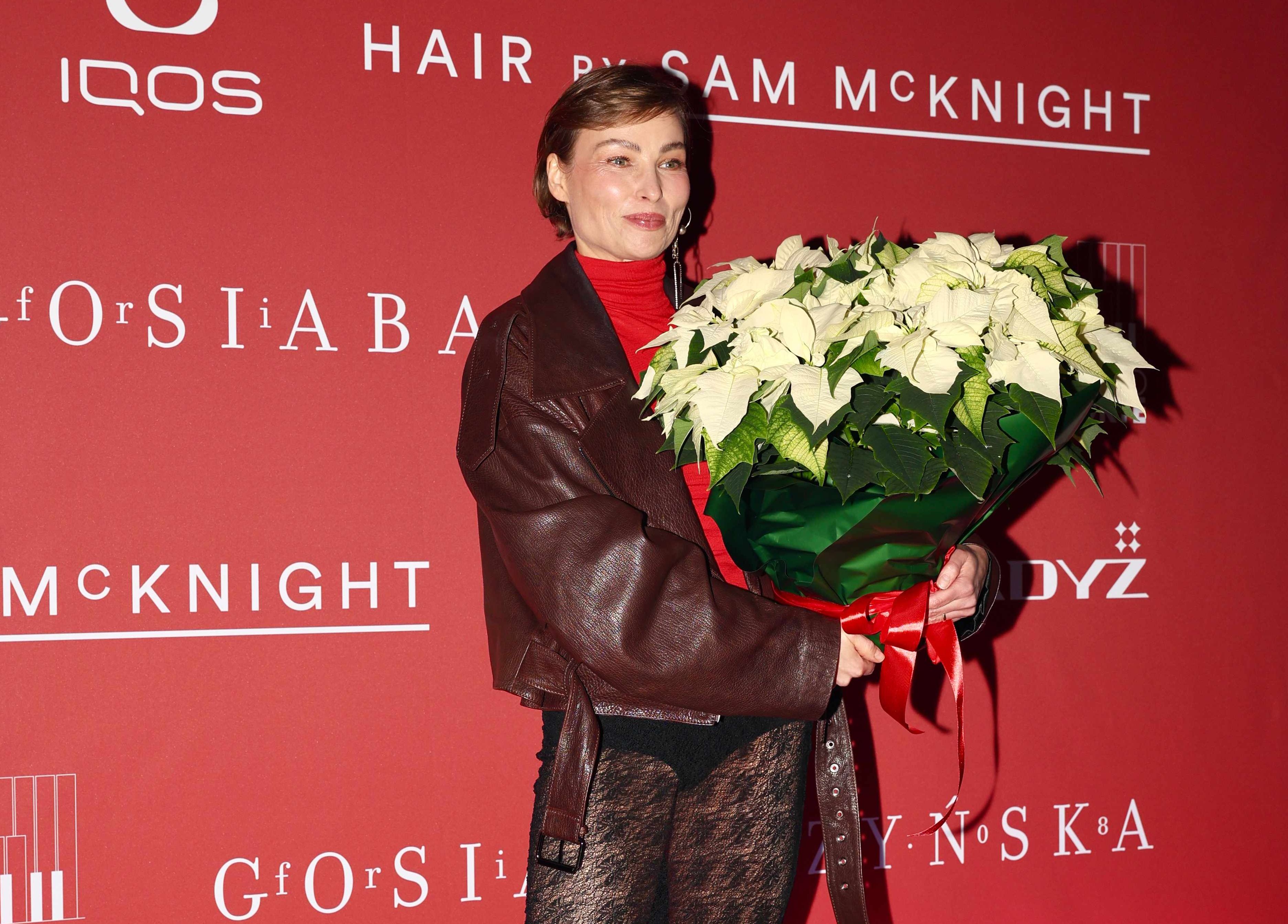 Weronika Książkiewicz na pokazie Gosi Baczyńskiej
