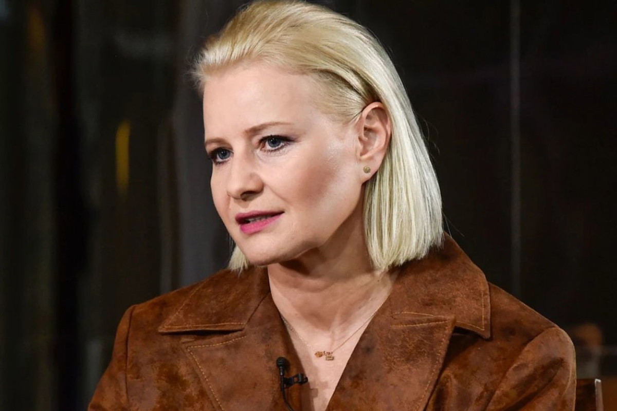 Małgorzata Kożuchowska w białym total look'u