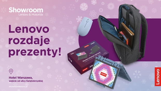 Moc prezentów w Showroomie Lenovo Motorola