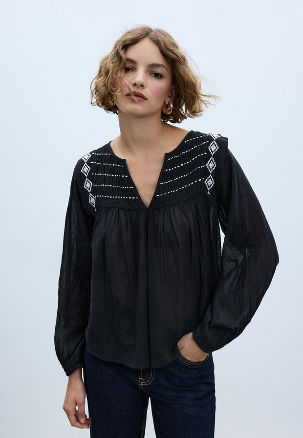 bluzka boho Stradivarius