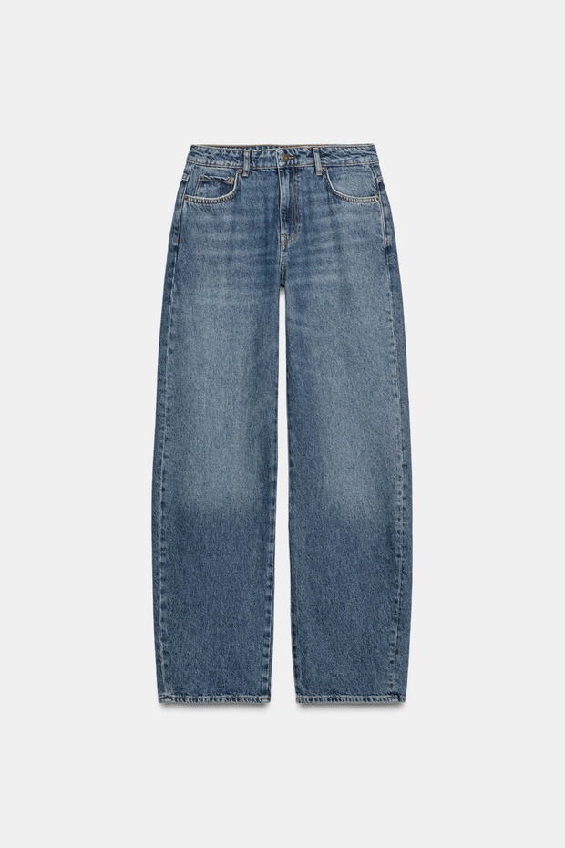 Jeansy barrel leg