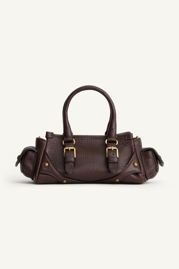Skórzana torba typu bowling bag