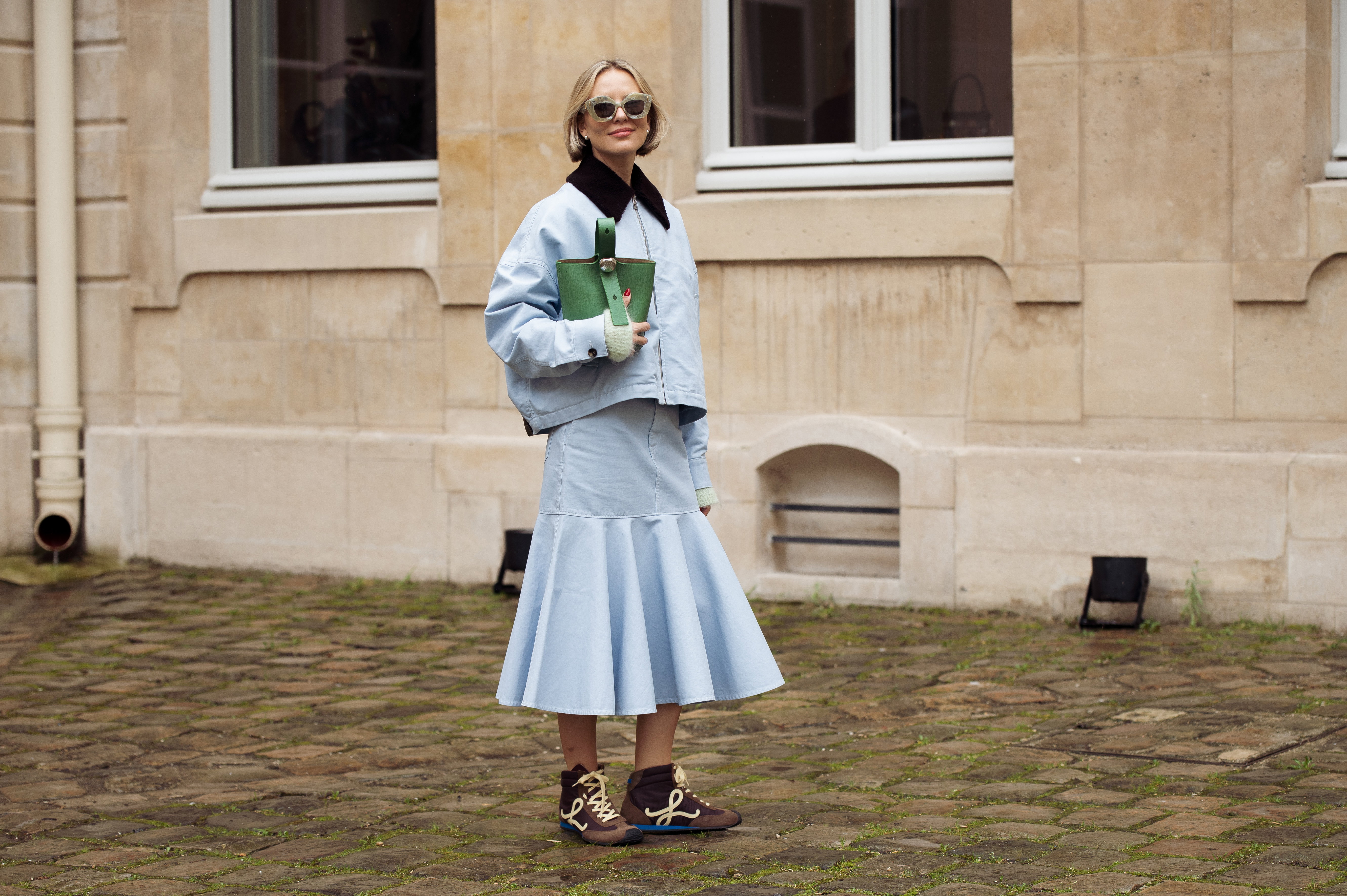 Street Style - Paris Fashion Week - Womenswear Fall/Winter 2025/2026 - Day Eight