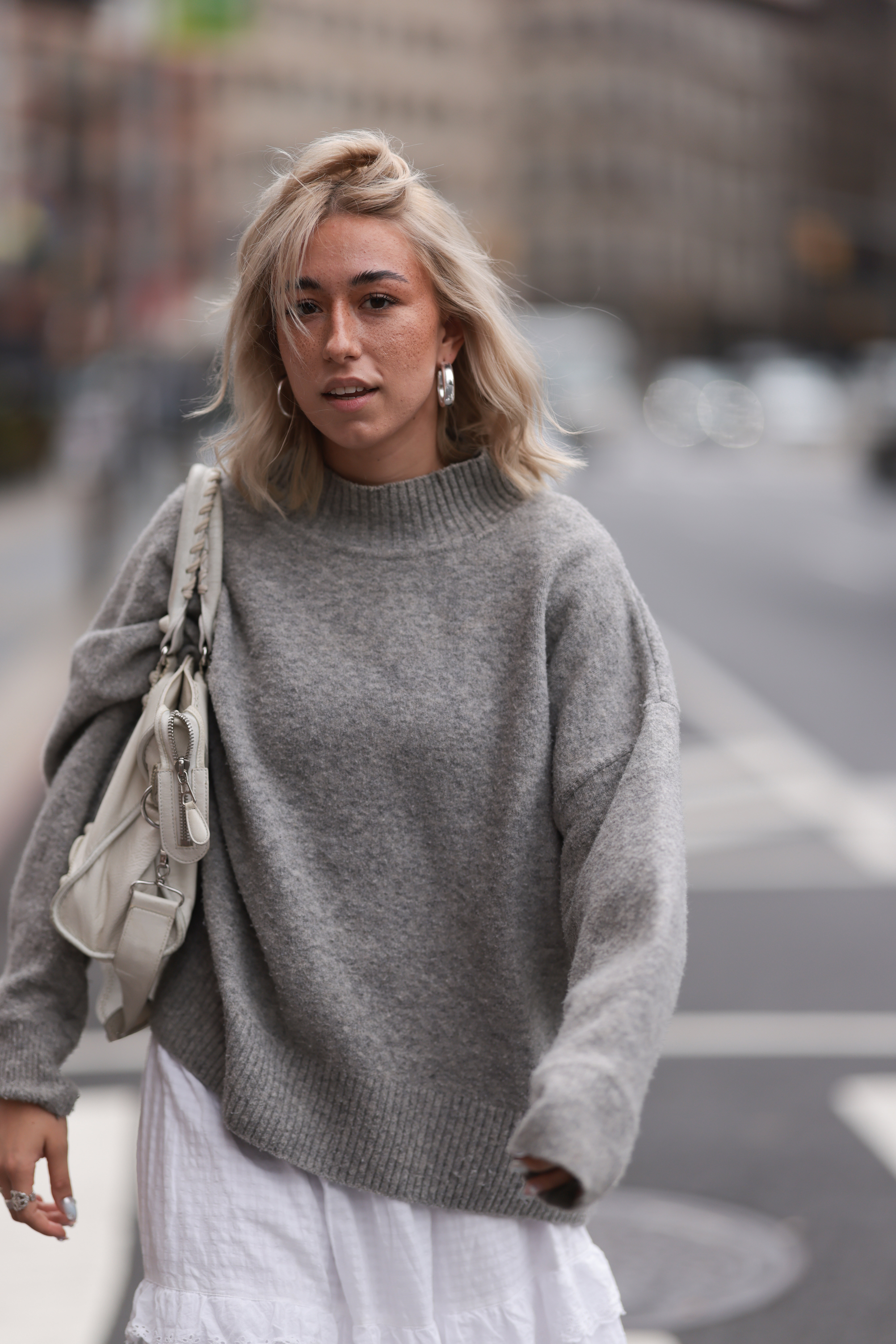 mock neck jumper