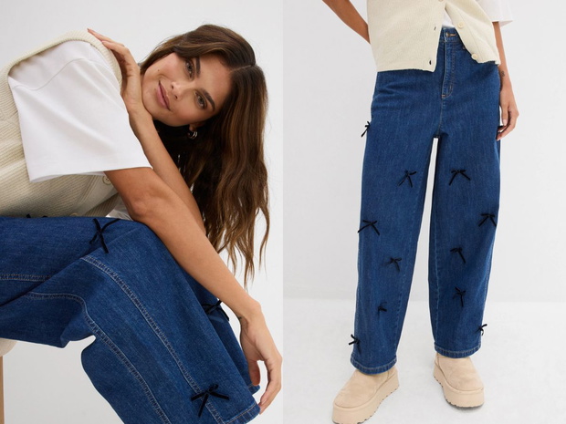 "Bow barrel jeans" Bonprix
