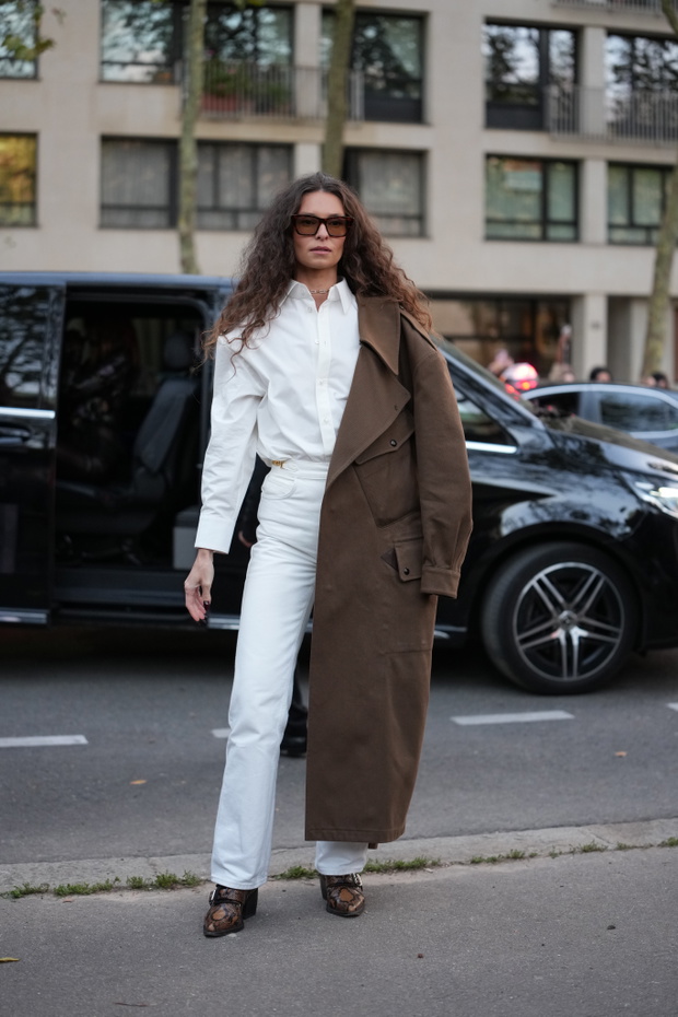 Street Style - Paris Fashion Week - Womenswear Spring Summer 2026 - Day Seven