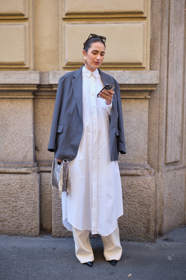 Street Style - Day 6 - Milan Fashion Week - Womenswear Spring/Summer 2026