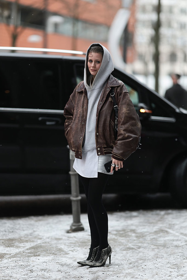 Retro Leather 2026. Znoszona skórzana kurtka w modzie