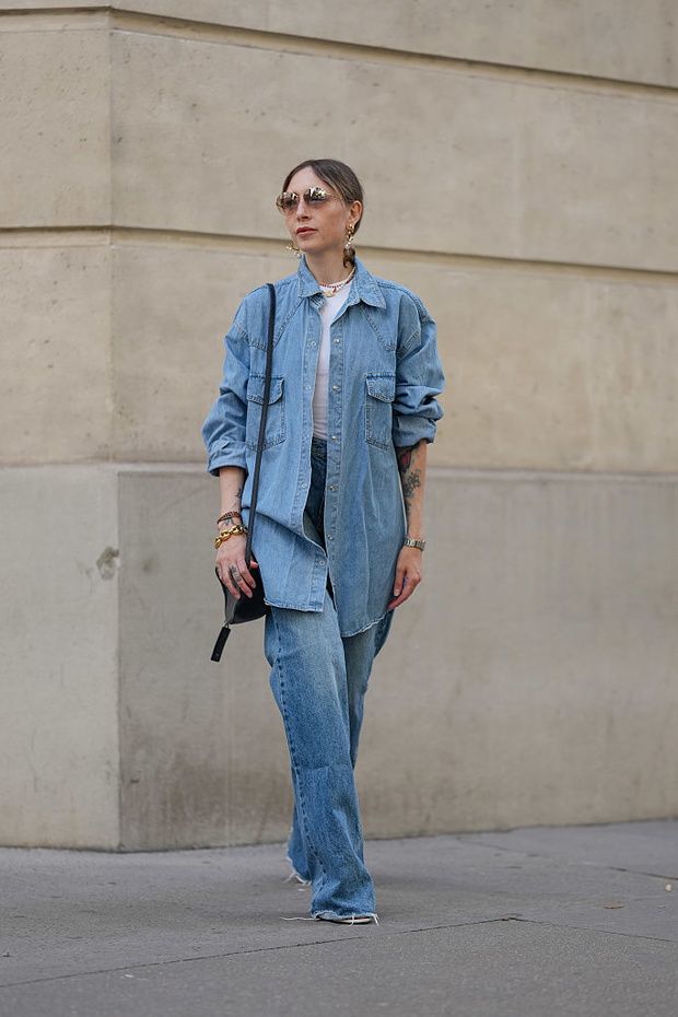 Denim shacket 2026. Nowa baza stylu effortless chic
