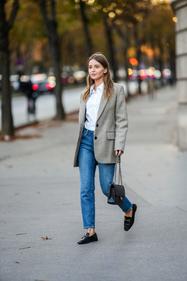 Loafersy z elastycznej skóry