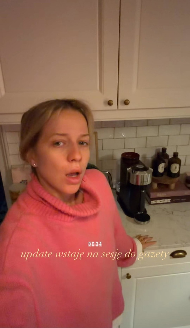 Rose bonbon 2026. Sweter H&amp;M w stylu dopamine dressing