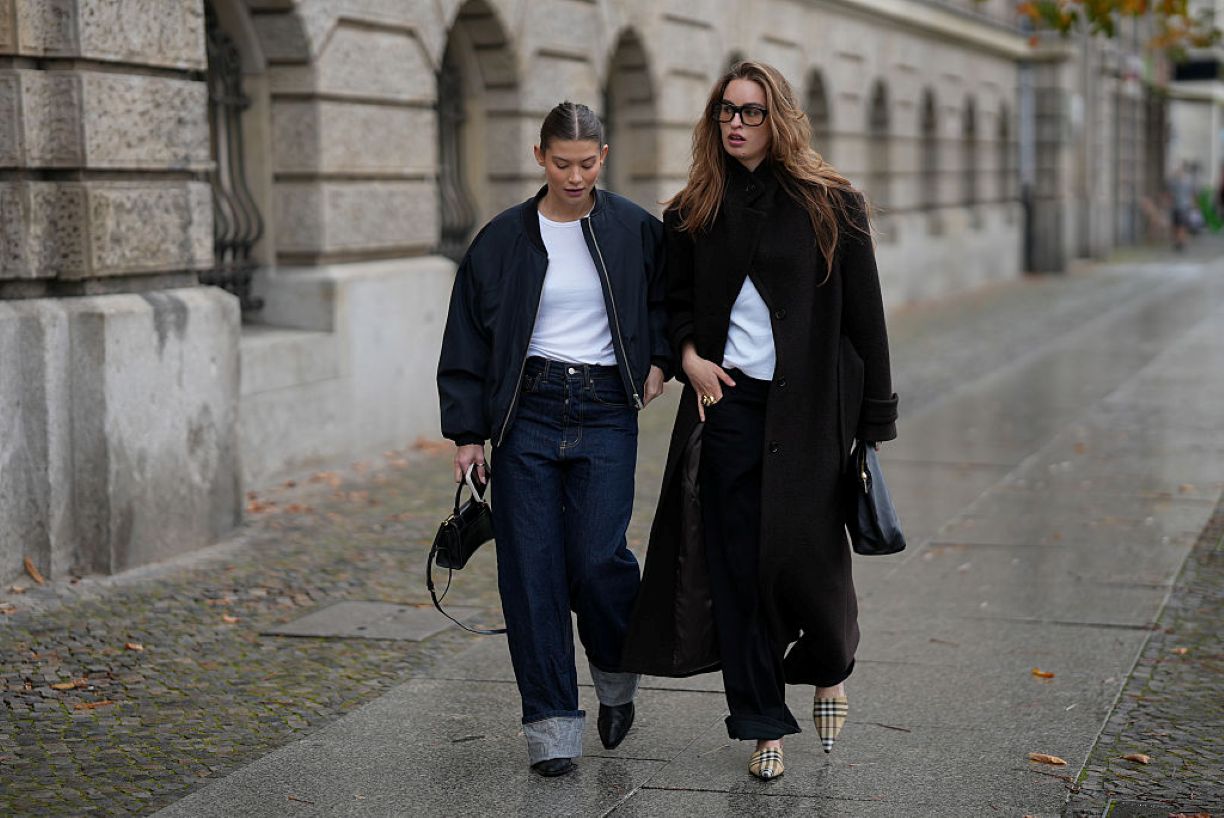 jeansy wide leg stylizacje