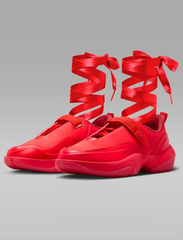 Czerwone sneakersy Nike Jordan Pointe