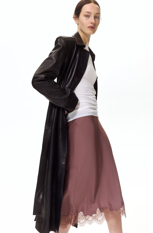 Spódnica z H&M z koronką