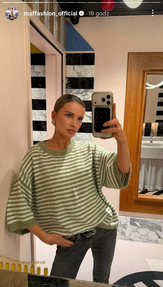Sweter „mint stripey” Pull&Bear. Stylizacje na wiosnę 2026