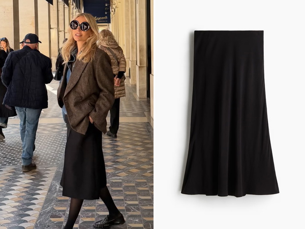 "Teacher skirt" czyli uniwersalna spódnica midi na wiosnę w wydaniu Agnieszki Woźniak-Starak
