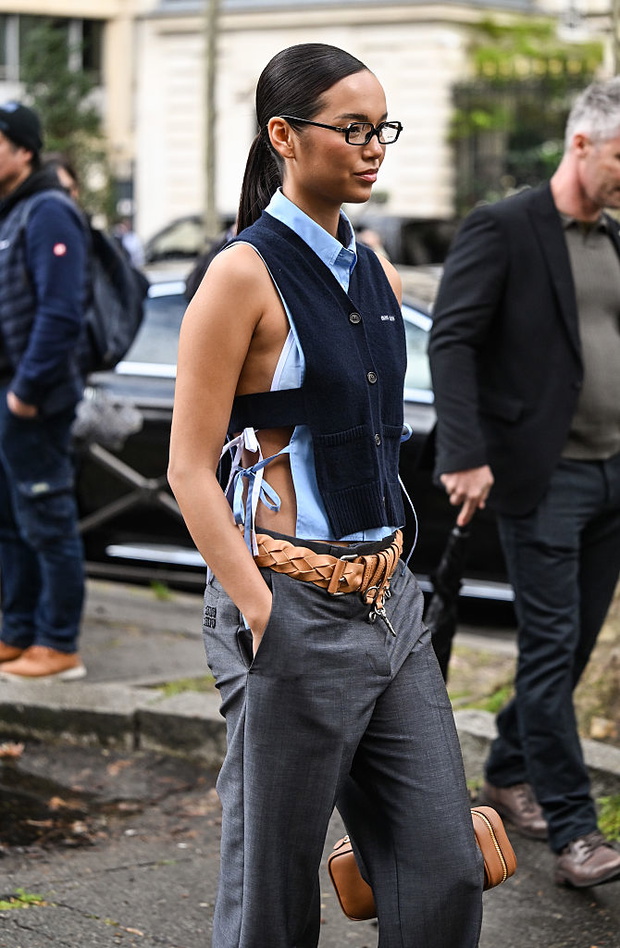 Woven belt Bottega Veneta – trend wiosna-lato 2026