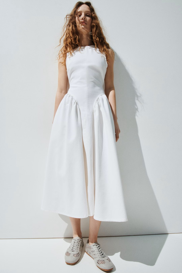Sukienka pearl blanche H&amp;M