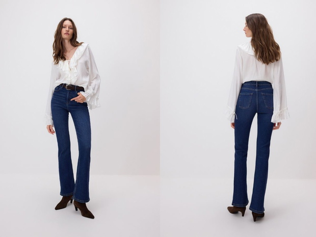 Jeansy flare bootcut Reserved