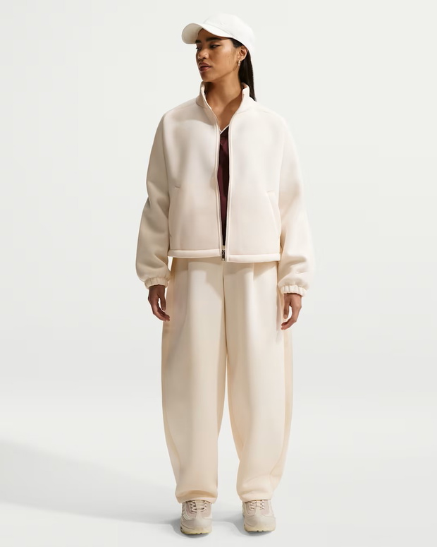 Bluza Nike Pregame Fleece "Chalk/Chalk"