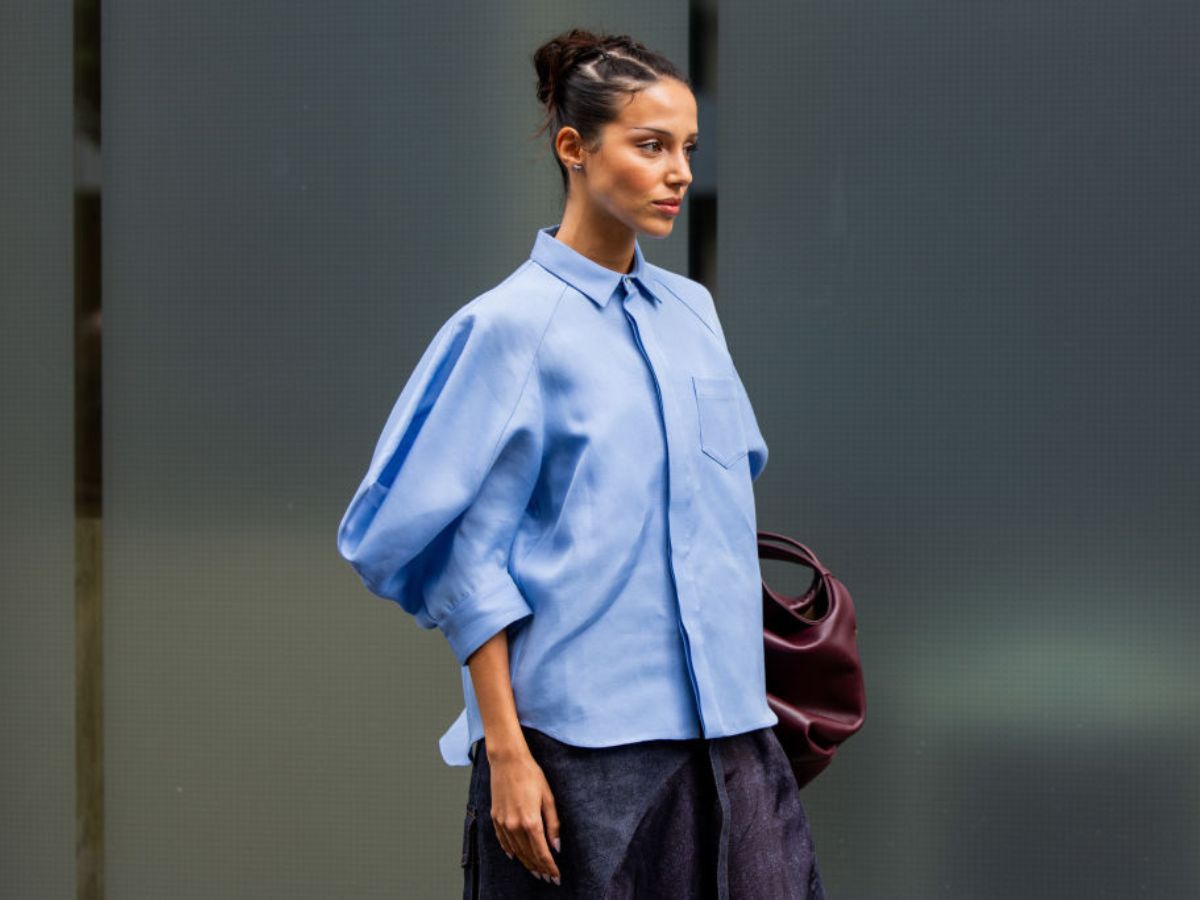 Papertouch Poplin Shirt w kolorze „baby blue” to mój wiosenny must-have do białych jeansów