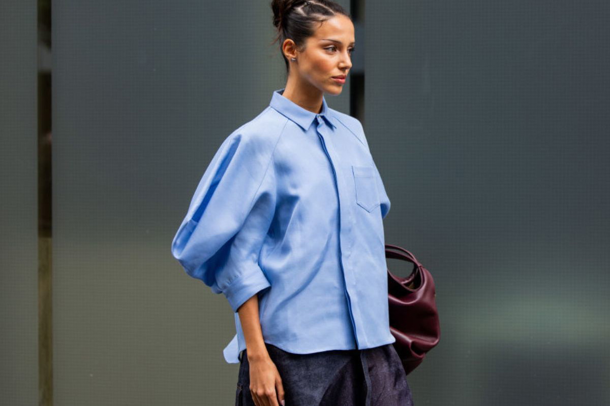 Papertouch Poplin Shirt w kolorze „baby blue” to mój wiosenny must-have do białych jeansów