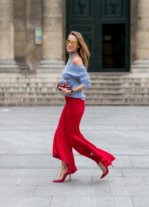 Red and blue pairing – modne kolory 2026