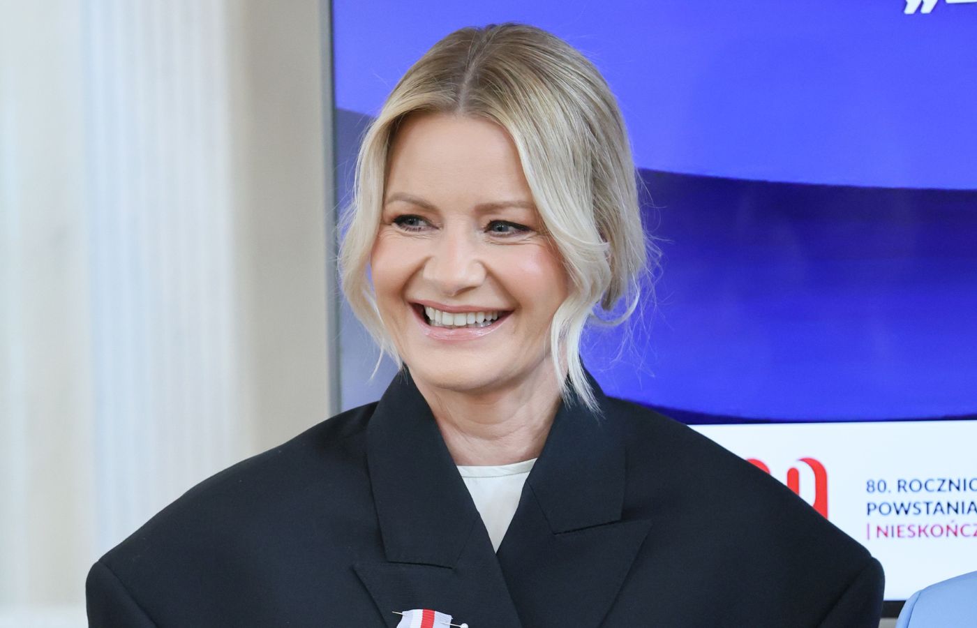 Małgorzata Kożuchowska w sukience na lato i botkach
