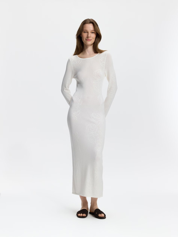 Sukienka maxi Reserved – trend body-skimming 2026