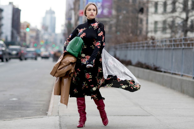 Stylizacje gości na NYFW FW18