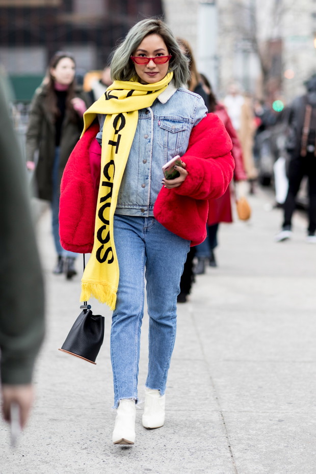 Stylizacje gości na NYFW FW18